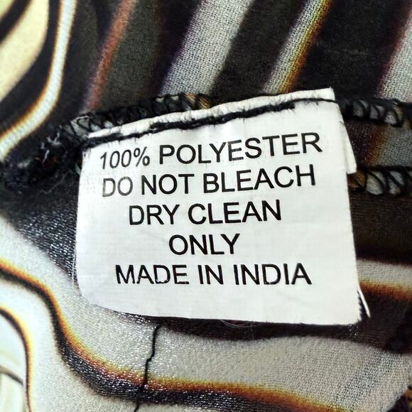 Y2k Embellished V-Neck Beaded Sheer Tunic Dress Colorful One Size - Picture 6 of 8